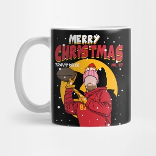 Travis Kelce Merry Christmas Mug